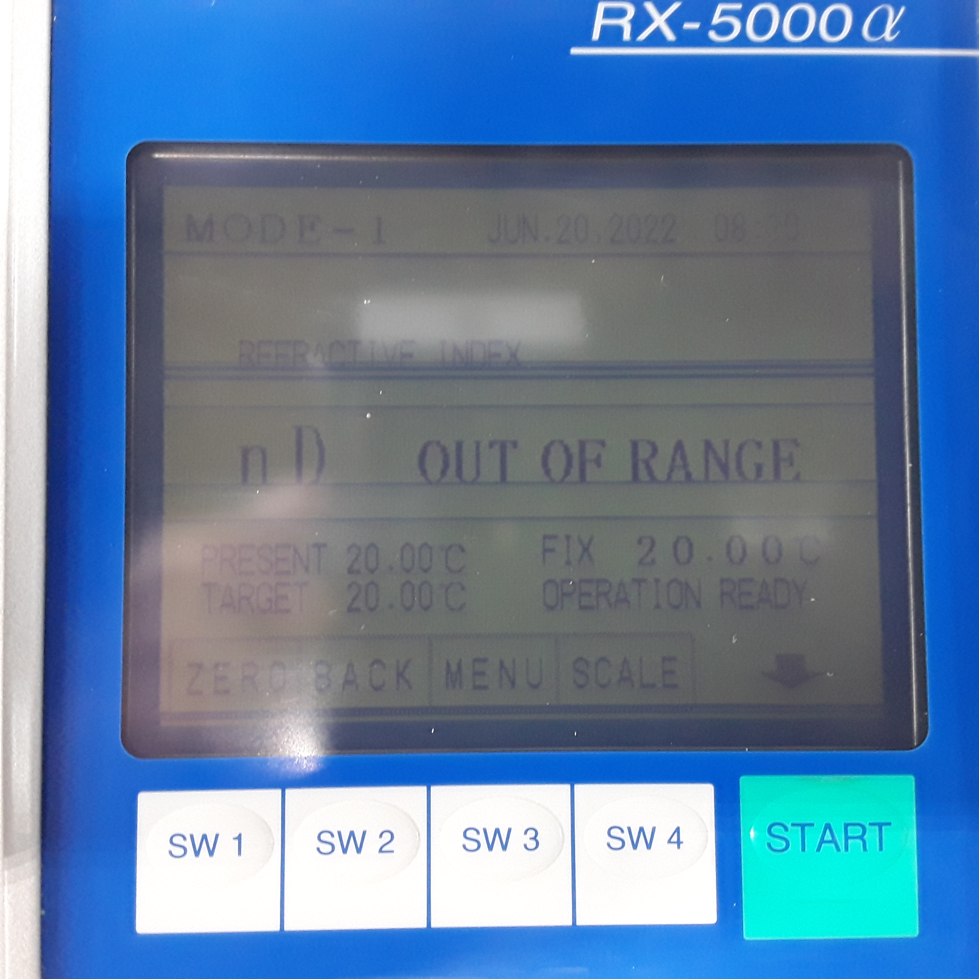 Atago RX-5000ALPHA-PLUS Programmable Digital Refractometer, +/