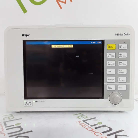 Draeger Medical Infinity Delta Patient Monitor - 275858