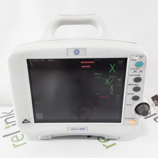 GE Healthcare Dash 3000 - GE/Nellcor SpO2 Patient Monitor - 303769