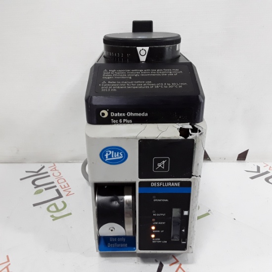 Datex-Ohmeda Tec 6 Plus Desflurane Vaporizer - 298834