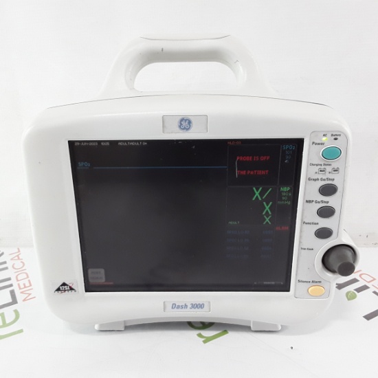 GE Healthcare Dash 3000 - GE/Nellcor SpO2 Patient Monitor - 303785