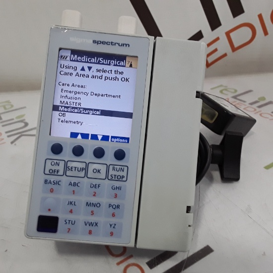 Baxter Sigma Spectrum 6.05.14 with A/B/G/N Battery Infusion Pump - 332370