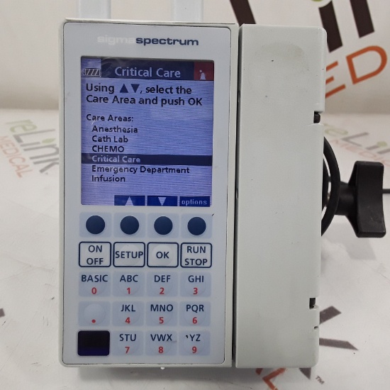 Baxter Sigma Spectrum 6.05.14 with A/B/G/N Battery Infusion Pump - 332054