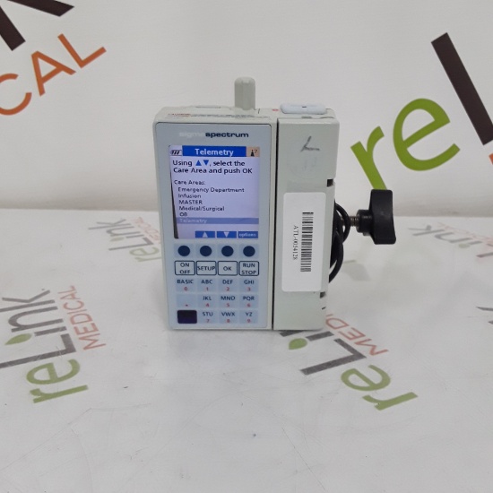 Baxter Sigma Spectrum 6.05.13 with B/G Battery Infusion Pump - 334895
