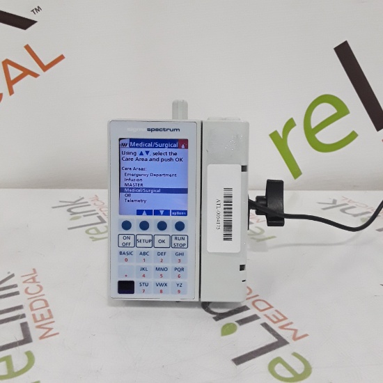 Baxter Sigma Spectrum 6.05.13 with B/G Battery Infusion Pump - 335096