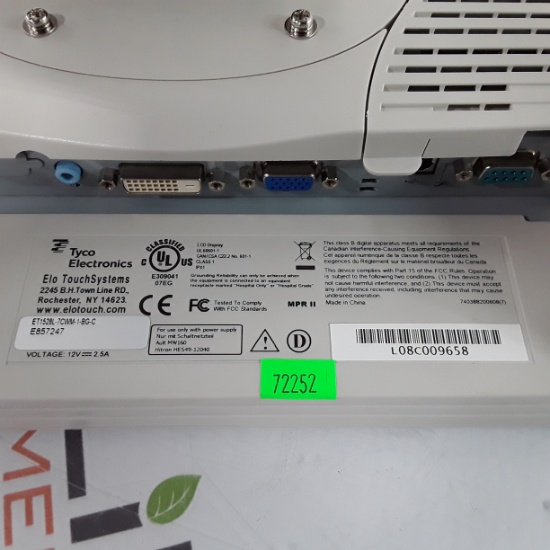 Elo Touch Solutions ET1528L-7CWM-1-BG-G Display - 316874