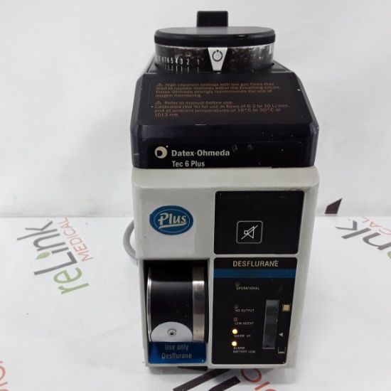 Datex-Ohmeda Tec 6 Plus Desflurane Vaporizer - 298857