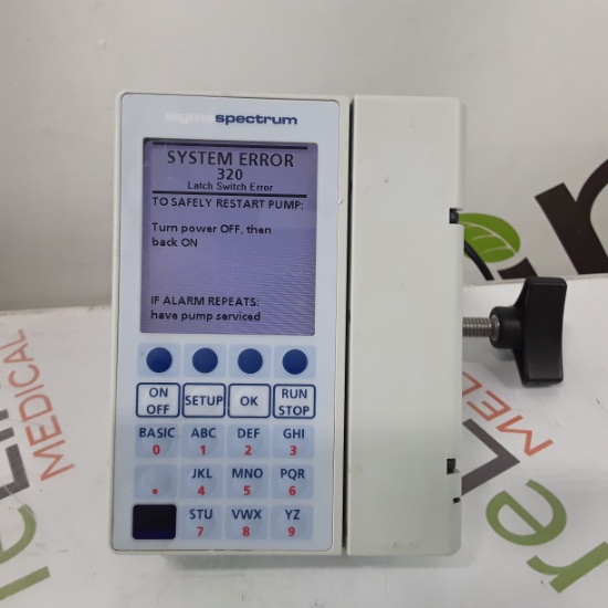 Baxter Sigma Spectrum 6.02.07 without Battery Infusion Pump - 325668