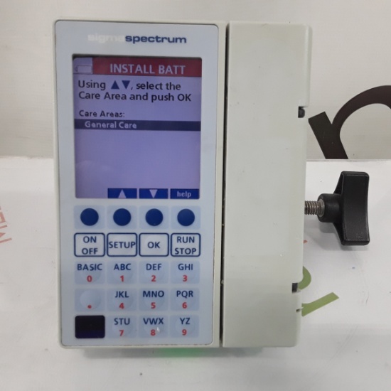 Baxter Sigma Spectrum 6.02.07 without Battery Infusion Pump - 325989