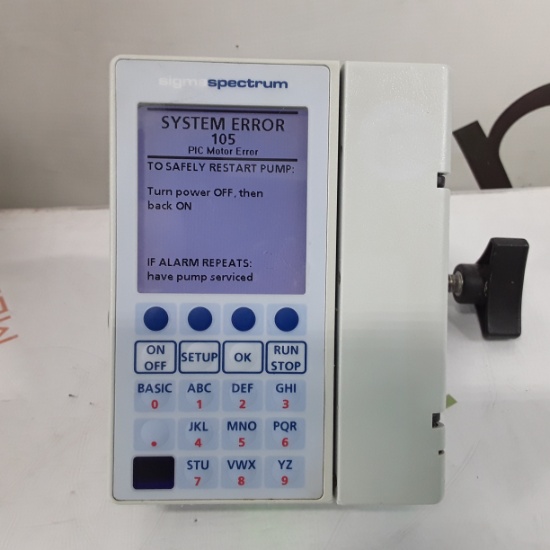 Baxter Sigma Spectrum 6.02.07 without Battery Infusion Pump - 325503