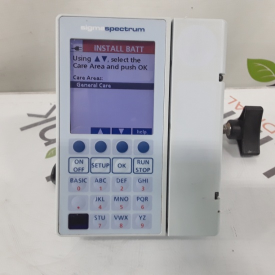 Baxter Sigma Spectrum 6.02.07 without Battery Infusion Pump - 325914