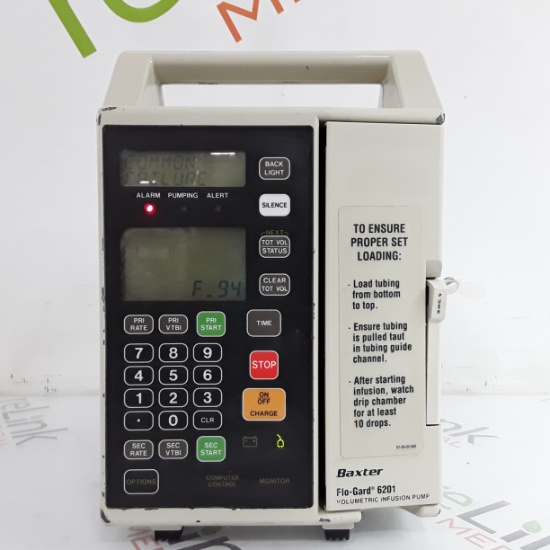 Baxter Flo-Gard 6201 Infusion Pump - 312570
