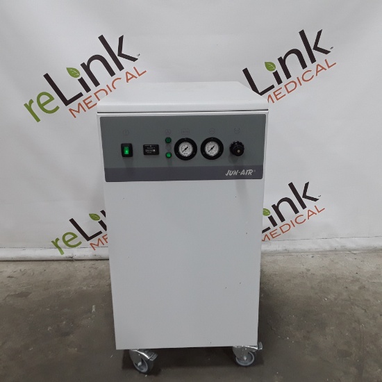 Jun-Air OF302-25M Oil Less Rocking Piston Air Compressor Cabinet Unit - 295903