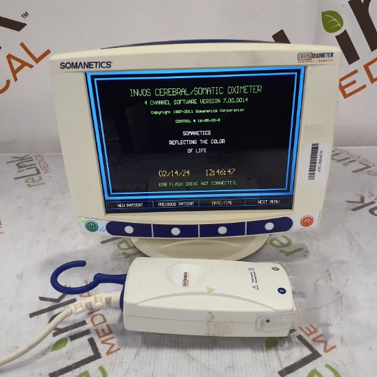 Somanetics Invos 5100C Cerebral Oximeter Monitor - 372870