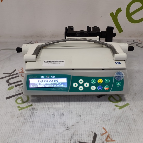 B. Braun Infusomat Space w/Pole Clamp Infusion Pump - 362907