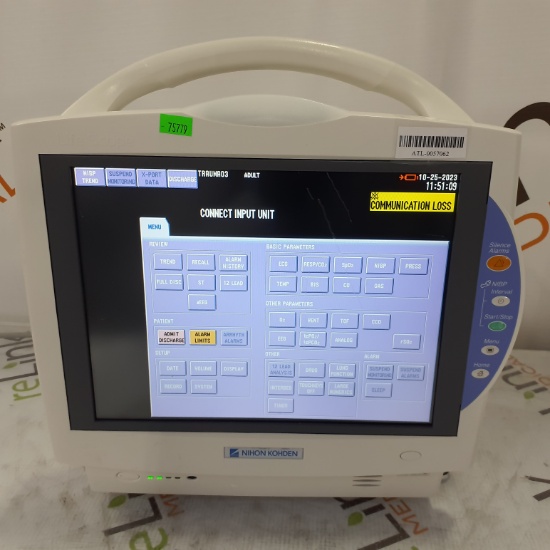 Nihon Kohden BSM-6501A Patient Monitor - 343462