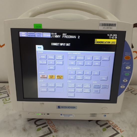 Nihon Kohden BSM-6501A Patient Monitor - 343455