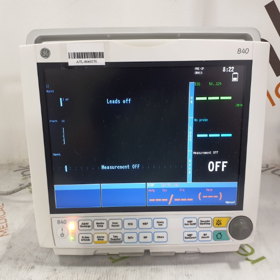 GE Healthcare B40 Patient Monitor - 386397