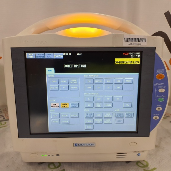 Nihon Kohden Life Scope BSM-6301A Patient Monitor - 344291