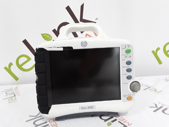 GE Healthcare Dash 3000 - GE/Nellcor SpO2 Patient Monitor - 372686