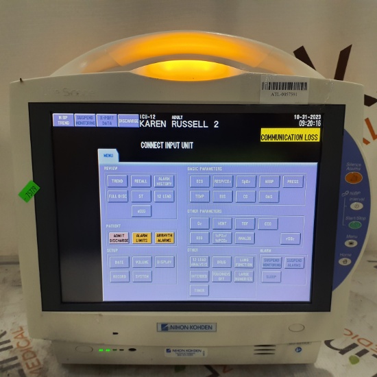 Nihon Kohden BSM-6501A Patient Monitor - 345137