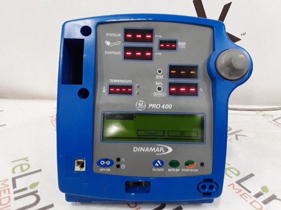 GE Healthcare Dinamap Pro 400 Vital Signs Monitor - 362711
