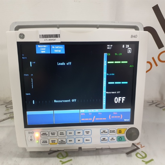 GE Healthcare B40 Patient Monitor - 386394