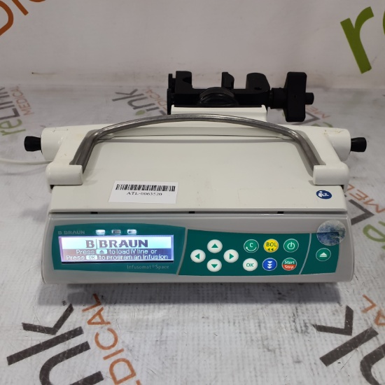 B. Braun Infusomat Space w/Pole Clamp Infusion Pump - 362946