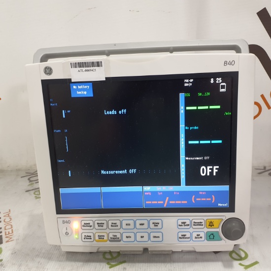 GE Healthcare B40 Patient Monitor - 386401