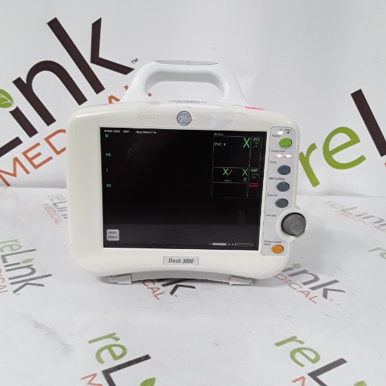 GE Healthcare Dash 3000 - GE/Nellcor SpO2 Patient Monitor - 316718