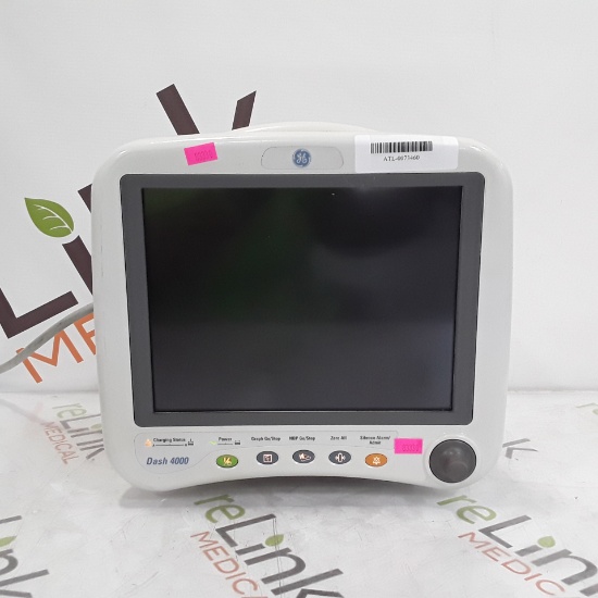 GE Healthcare Dash 4000 - GE/Nellcor SpO2 Patient Monitor - 408338