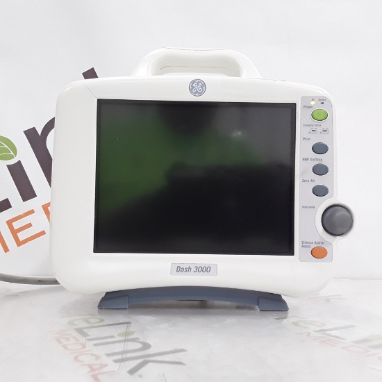 GE Healthcare Dash 3000 - GE/Nellcor SpO2 Patient Monitor - 408237