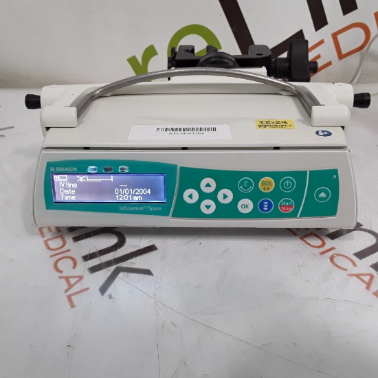 B. Braun Infusomat Space w/Pole Clamp Infusion Pump - 362921