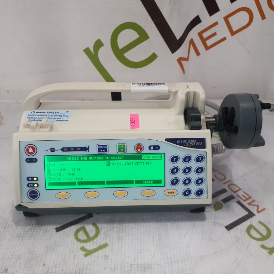 Smiths Medical Medfusion 3500 Syringe Infusion Pump - 406169