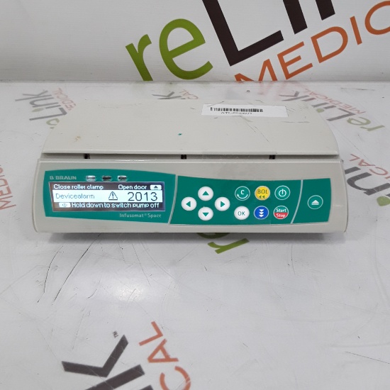 B. Braun Infusomat Space w/Pole Clamp Infusion Pump - 312230