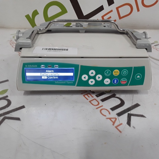 B. Braun Infusomat Space w/Pole Clamp Infusion Pump - 363131