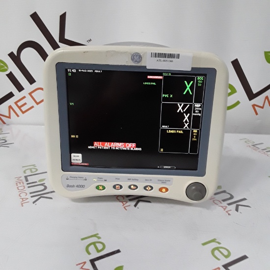 GE Healthcare Dash 4000 - GE/Nellcor SpO2 Patient Monitor - 317763