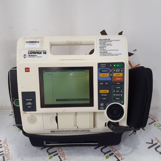 Physio-Control LifePak 12 3-Lead Defibrillator - 399207
