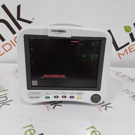 GE Healthcare Dash 4000 - GE/Nellcor SpO2 Patient Monitor - 317695