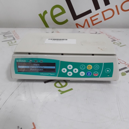 B. Braun Infusomat Space w/AC Adapter Infusion Pump - 312151