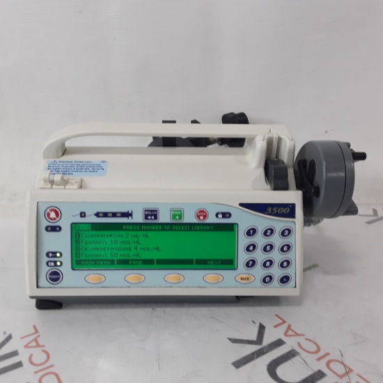 Smiths Medical Medfusion 3500 Syringe Infusion Pump - 426324