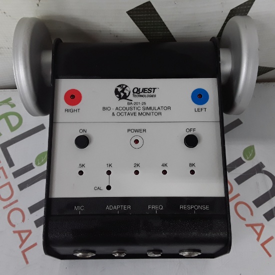 Quest Technologies BA-201-25 Bio-Acoustic Simulator & Octave Monitor - 412493