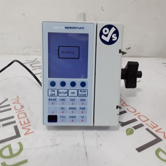 Baxter Sigma Spectrum 6.02.07 with B/G Battery Infusion Pump - 388463