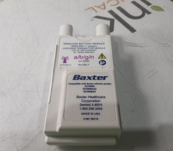 Baxter Sigma Spectrum 35223 A/B/G/N Battery