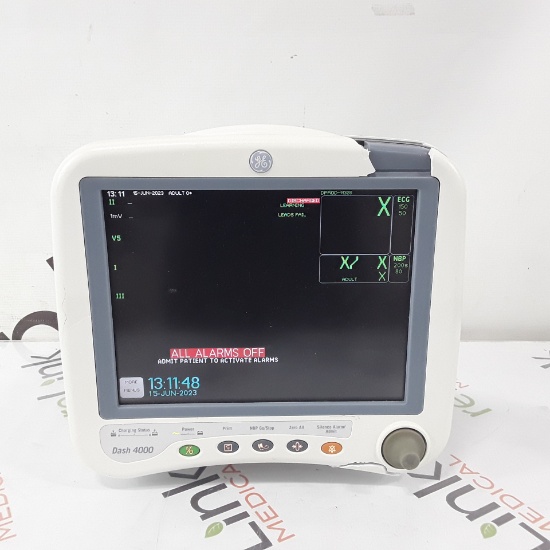 GE Healthcare Dash 4000 - GE/Nellcor SpO2 Patient Monitor - 298286