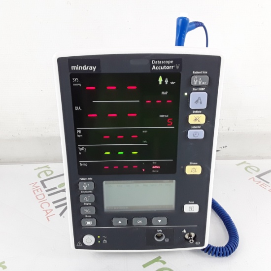 Mindray Datascope Accutorr V Vital Signs Monitor - 424538