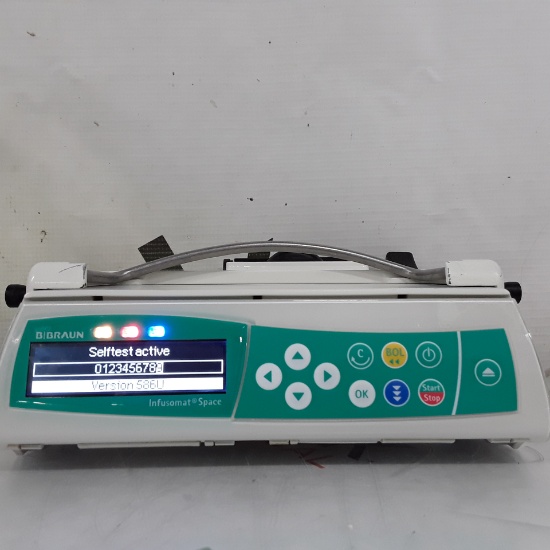 B. Braun Infusomat Space w/Pole Clamp Infusion Pump - 417871