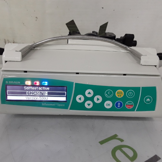 B. Braun Infusomat Space w/Pole Clamp Infusion Pump - 416938