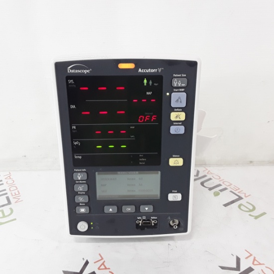 Mindray Datascope Accutorr V Vital Signs Monitor - 422362