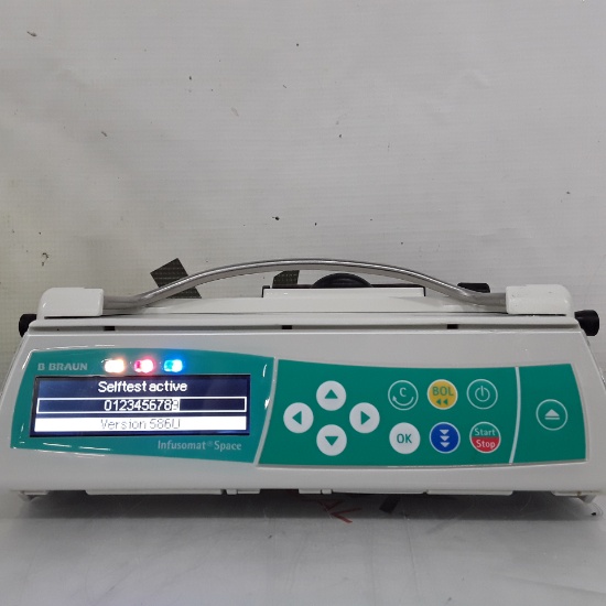 B. Braun Infusomat Space w/Pole Clamp Infusion Pump - 417710